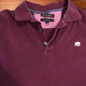 Banana Republic Burgundy polo standard fit medium